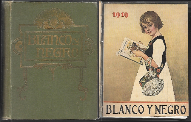 REVISTA BLANCO Y NEGRO 1 TOMO AÑO 1919 DE ENERO A ABRIL TOMO XXXVII