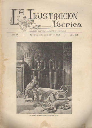 LA ILUSTRACION IBERICA - AÑO IX - 12 SEPTIEMBRE 1891 - Nº 454