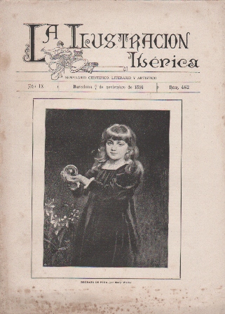 LA ILUSTRACION IBERICA - AÑO IX - 7  NOVIEMBRE 1891 - Nº 462