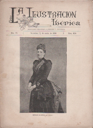 LA ILUSTRACION IBERICA - AÑO IX - 17 ENERO 1891 - Nº 420