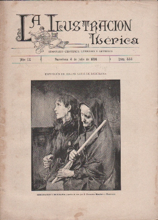 LA ILUSTRACION IBERICA - AÑO IX - 4 JULIO 1891 - Nº 444