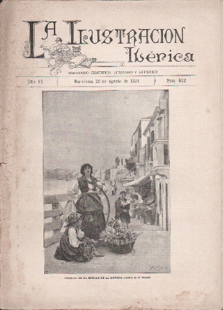 LA ILUSTRACION IBERICA - AÑO IX - 29 AGOSTO 1891 - Nº 452
