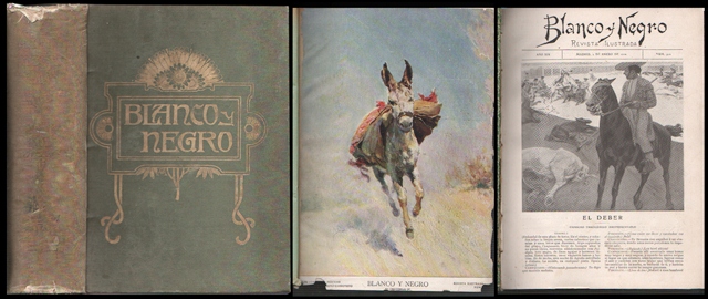 REVISTA BLANCO Y NEGRO 1909 AÑO XIX REVISTAS Nº 922 AL 973 COMPLETO