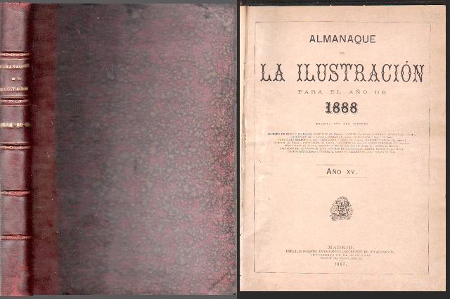 ALMANAQUE DE LA ILUSTRACION PARA EL AÑO DE 1888-89-90 - AÑO XV