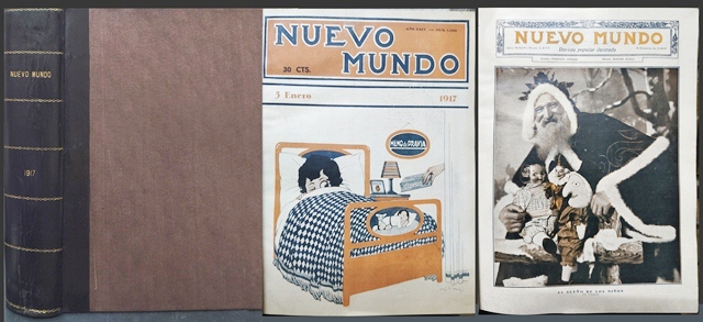 REVISTA NUEVO MUNDO AÑO 1917-AÑO XXIV Nº 1200 A LA 1251 (FALTA LA Nº 1226, 1227 Y 1229)