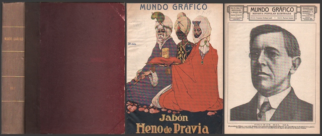 REVISTA MUNDO GRAFICO REVISTA POPULAR ILUSTRADA AÑO 1917 COMPLETO 51 REVISTAS