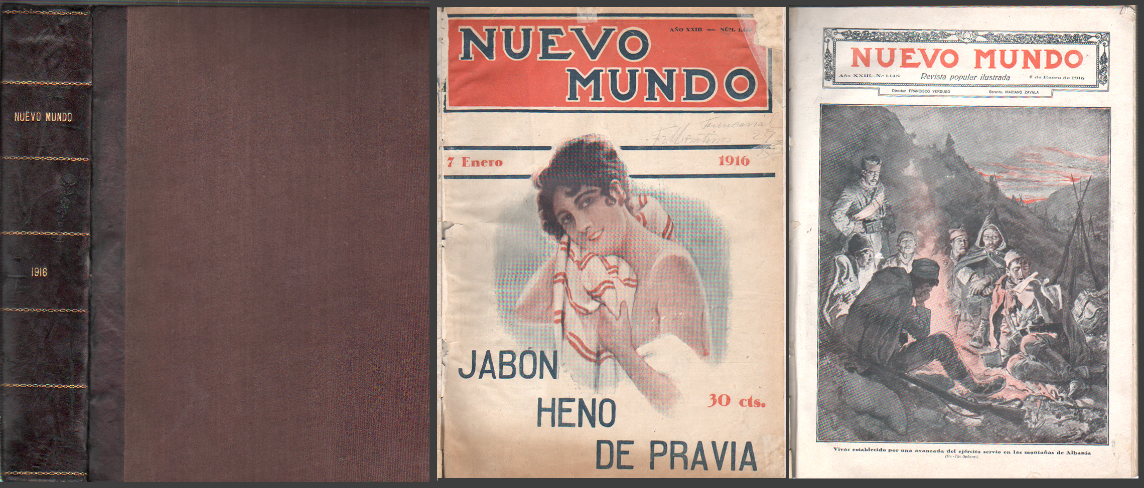 REVISTA NUEVO MUNDO 1916 36 REVISTAS-AÑO XXIII FALTAN LA Nº 1170 Y DE LA 1174 A LA 1187