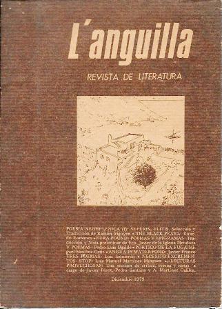 REVISTA DE LITERATURA L'ANGUILLA - DICIEMBRE 1979