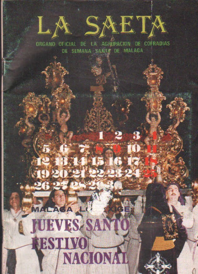 LA SAETA. AÑO LX - SEGUNDA EPOCA- Nº1 NOVIEMBRE 1982