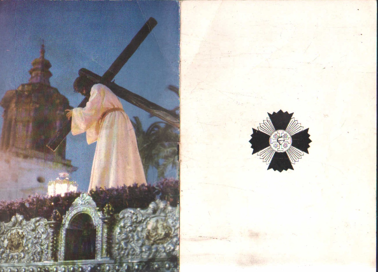 BODAS DE PLATA 1952-1977 NTRO. PADRE JESÚS NAZARENO DEL AMOR Y MARIA STMA. DE LA ESPERANZA