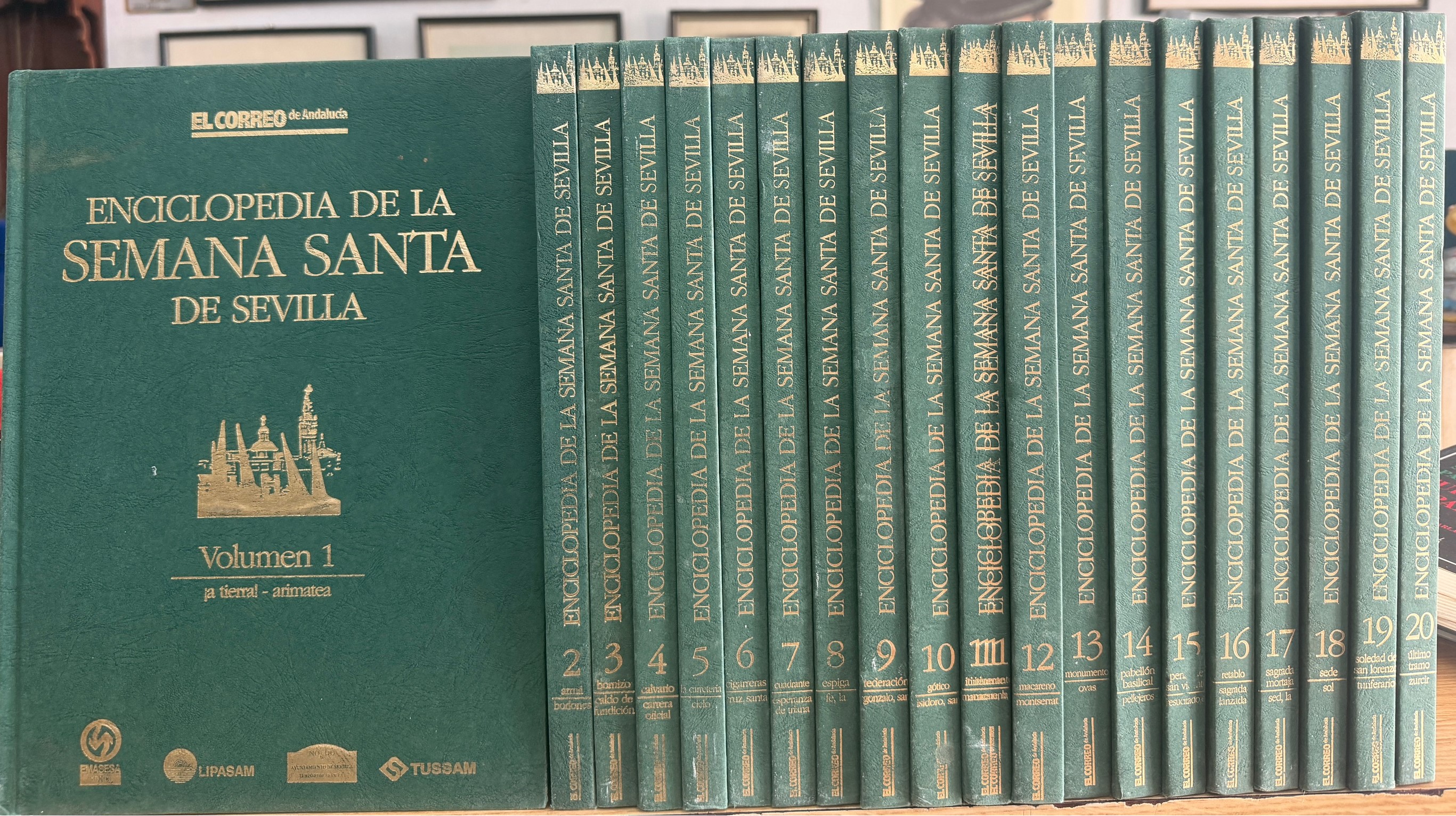 ENCICLOPEDIA DE LA SEMANA SANTA DE SEVILLA. 20 TOMOS