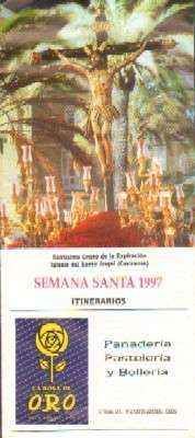 ITINERARIO SEMANA SANTA. CADIZ. 1997.