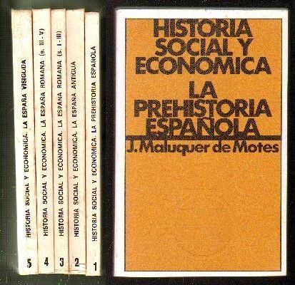 HISTORIA SOCIAL Y ECONOMICA. 5 TOMOS.