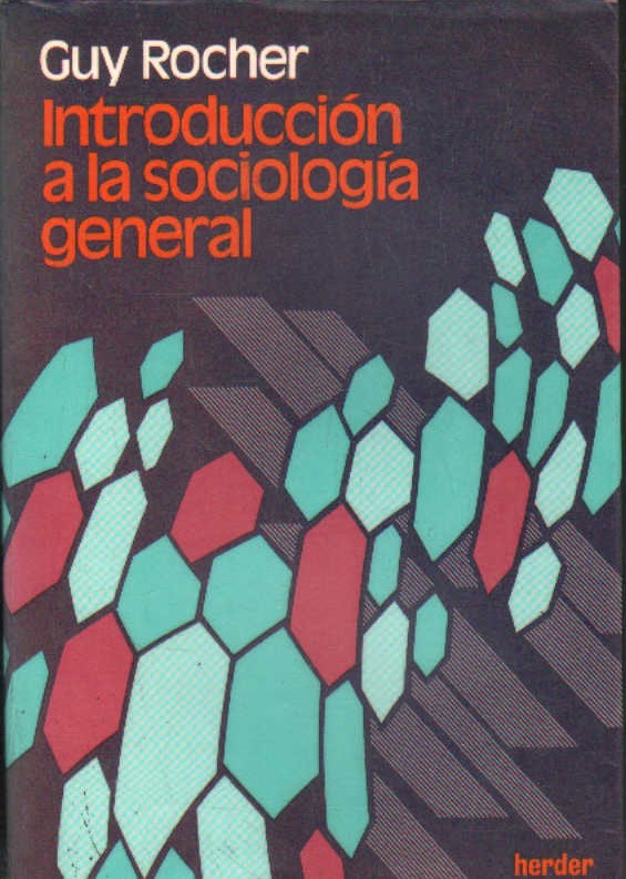 INTRODUCCION A LA SOCIOLOGÍA GENERAL