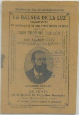 LA BALADA DE LA LUZ. MELODRAMA EN UN ACTO
