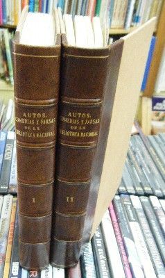 AUTOS, COMEDIAS Y FARSAS DE LA BIBLIOTECA NACIONAL. 2 TOMOS