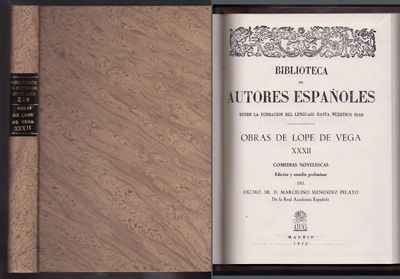 BIBLIOTECA DE AUTORES ESPAÑOLES 249. OBRAS DE LOPE DE VEGA XXXII, COMEDIAS NOVELESCAS.