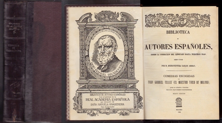 COMEDIAS ESCOGIDAS. BIBLIOTECA AUTORES ESPAÑOLES TOMO V.