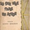 LO QUE DEBE SABER UN ACTOR (PROLOGO DE JACINTO BENAVENTE)