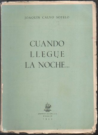 CUANDO LLEGUE LA NOCHE…