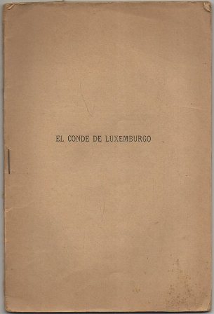 EL CONDE DE LUXEMBURGO