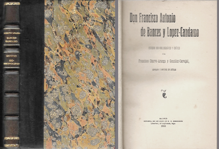 DON FRANCISCO ANTONIO DE BANCES Y LOPEZ-CANDAMO (ESTUDIO BIO-BIBLIOGRAFICO Y CRITICO