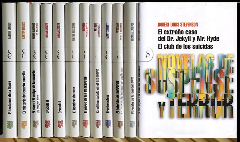 NOVELAS DE SUSPENSE Y TERROR - 11 TOMOS (15 OBRAS)