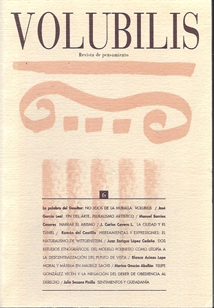 VOLUBILIS - REVISTA DE PENSAMIENTO Nº 6