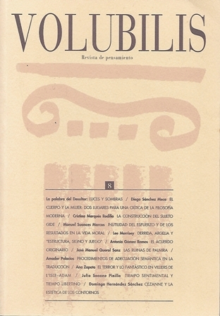 VOLUBILIS - REVISTA DE PENSAMIENTO Nº 8