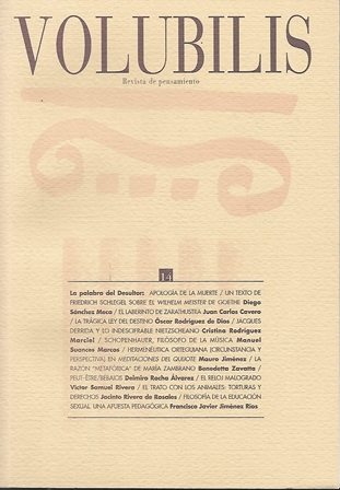 VOLUBILIS - REVISTA DE PENSAMIENTO Nº 14