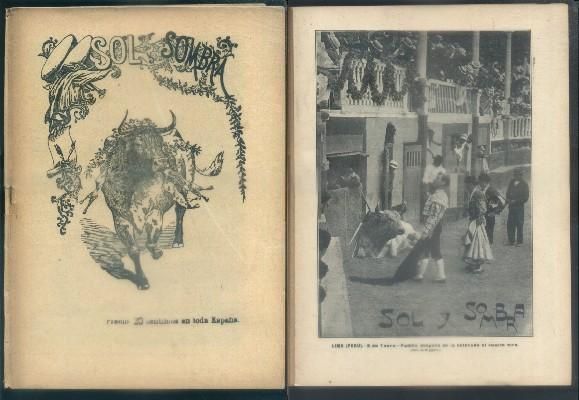 SOL Y SOMBRA. SEMANARIO TAURINO. 2 MARZO 1905. Nº 446. AÑO IX.