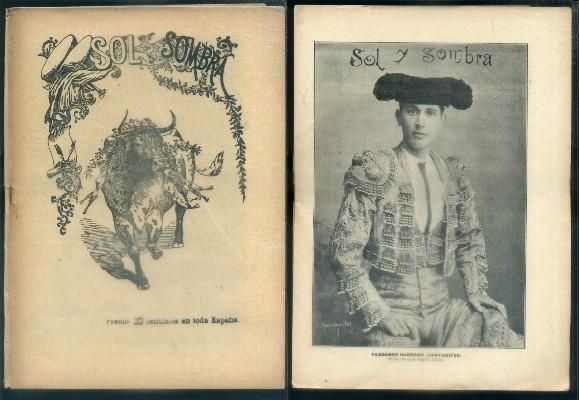 SOL Y SOMBRA. SEMANARIO TAURINO. 6 ABRIL 1905. Nº 451. AÑO IX.