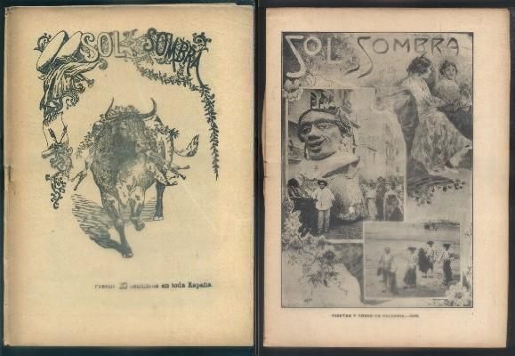 SOL Y SOMBRA. SEMANARIO TAURINO.10 AGOSTO 1905. Nº 470. AÑO IX.