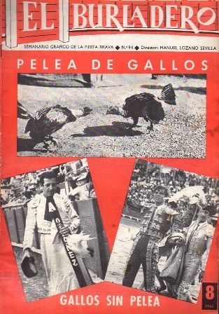EL BURLADERO. SEMANARIO GRAFICO DE LA FIESTA BRAVA Nº 94.