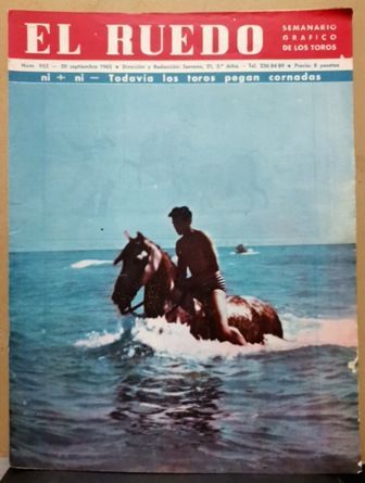 EL RUEDO. SEMANARIO GRAFICO DE LOS TOROS. Nº 952. AÑO 1962.