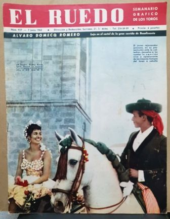 EL RUEDO. SEMANARIO GRAFICO DE LOS TOROS. Nº 937. AÑO 1962.