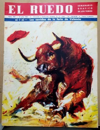 EL RUEDO. SEMANARIO GRAFICO DE LOS TOROS. Nº 944. AÑO 1962.