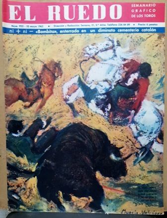 EL RUEDO. SEMANARIO GRAFICO DE LOS TOROS. Nº 993. AÑO 1962