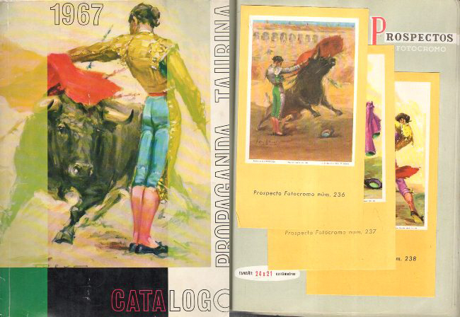CATALOGO DE PROPAGANDA TAURINA 1967 - IMPRENTA-LITOGRAFIA ORTEGA VALENCIA