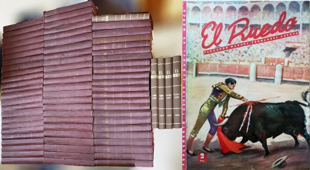 EL RUEDO: COLECCIÓN DE REVISTAS TAURINAS DESDE EL AÑO 1945 AL AÑO 1974 75 TOMOS