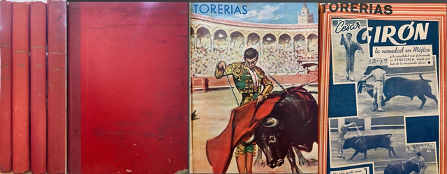 REVISTA TORERÍAS 4 TOMOS DESDE EL AÑO 1952 AL 1956
