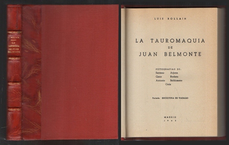 LA TAUROMAQUIA DE JUAN BELMONTE