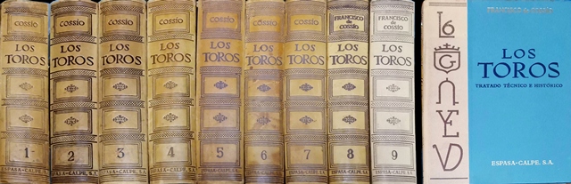 LOS TOROS. TRATADO TECNICO E HISTORICO. 9 TOMOS