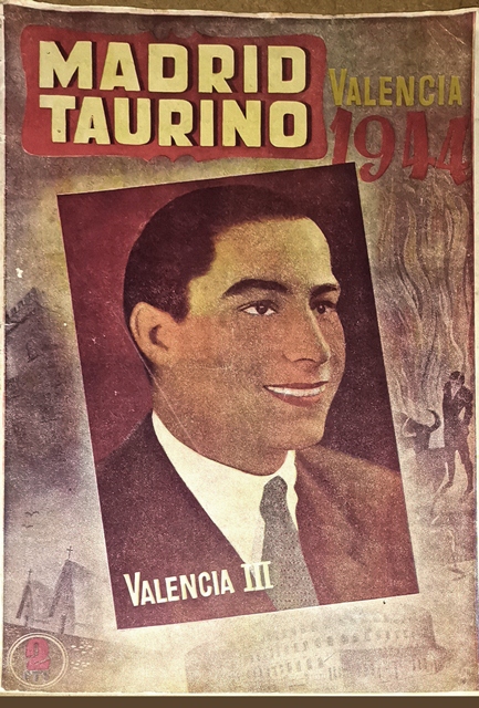 REVISTA MADRID TAURINO AÑO XVI 13 MARZO 1944 Nº 428 VALENCIA 1944