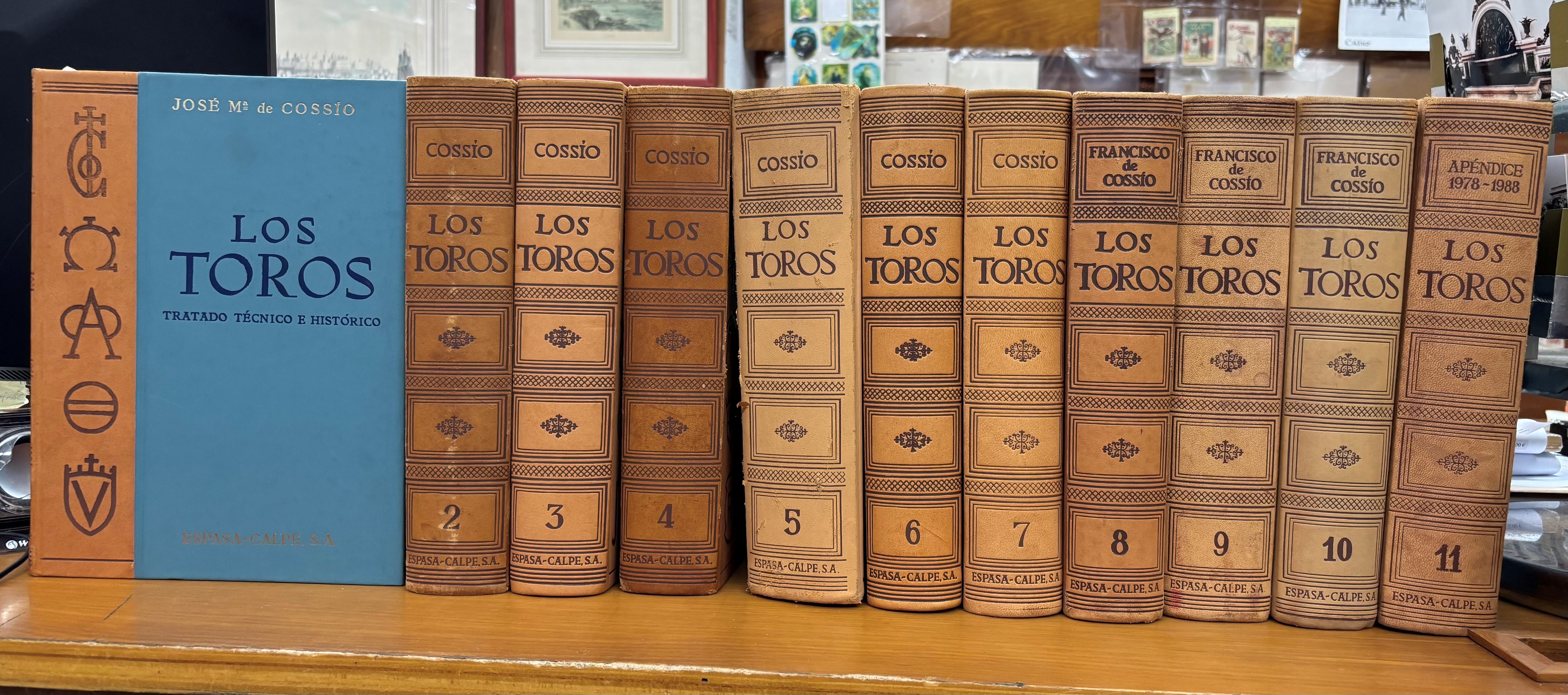 LOS TOROS. TRATADO TECNICO E HISTORICO. 11 TOMOS