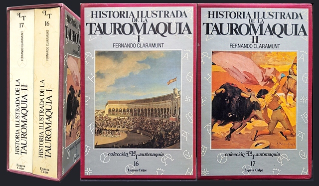 HISTORIA ILUSTRADA DE LA TAUROMAQUIA 2 ROMOS EN ESTUCHE - LA TAUROMAQUIA 16 Y 17