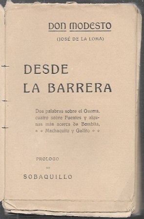 DESDE LA BARRERA