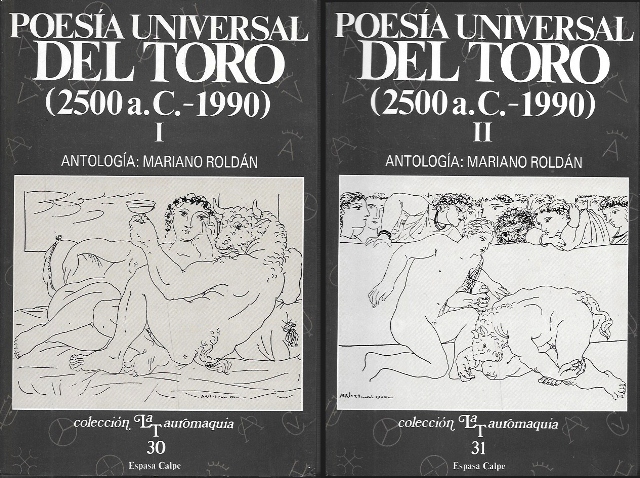 POESIA UNIVERSAL DEL TORO 2500 A.C. 1990 - TOMOS I Y II