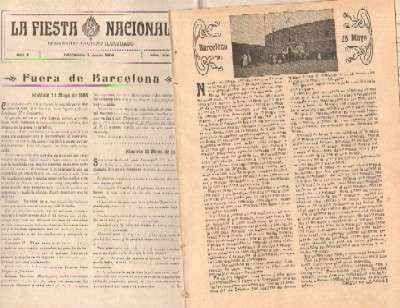 LA FIESTA NACIONAL. SEMANARIO TAURINO ILUSTRADO. Nº209