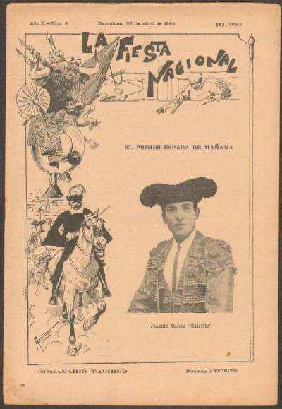 REVISTA LA FIESTA NACIONAL. SEMANARIO TAURINO Nº5